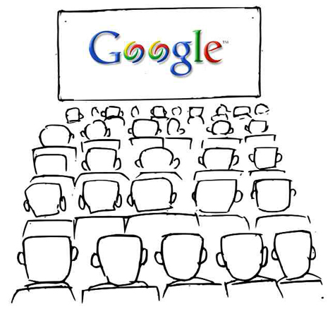 Le monde regarde Google 