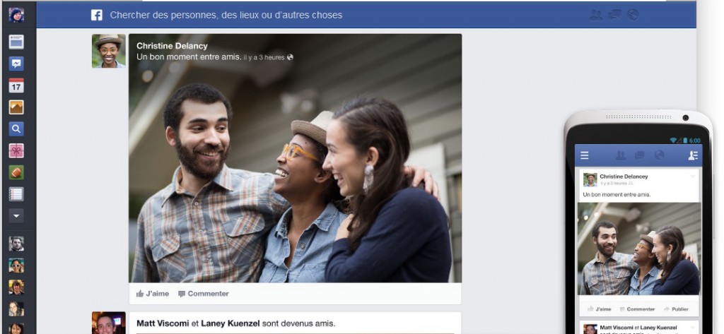 Nouveau Newsfeed Facebook