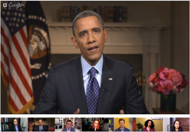 Obama Google Hangout