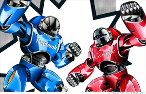 Guerre technologique Google vs Facebook