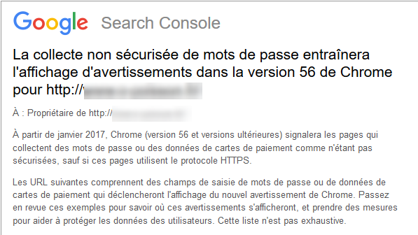 Google search console